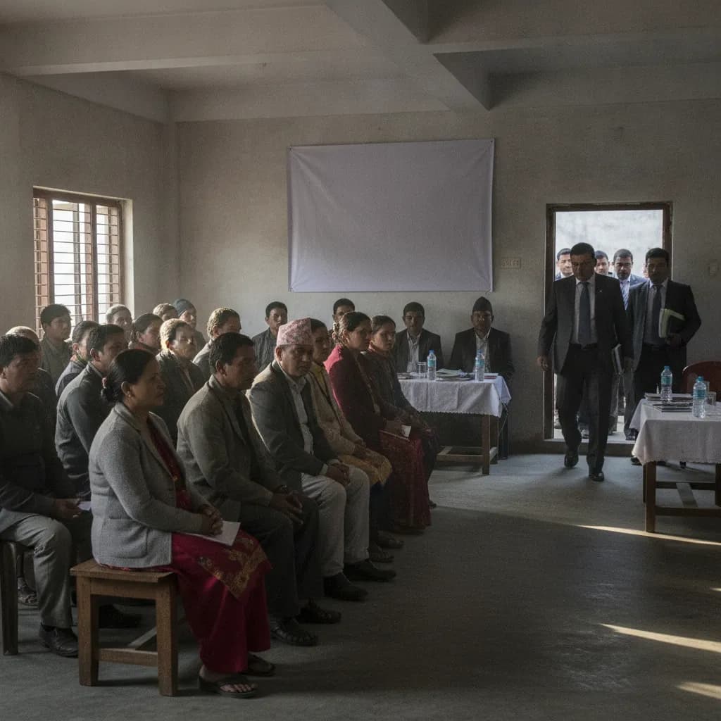 मिटरब्याज पीडितलाई गृहमन्त्री गुरुङको आश्वासन : समस्या समाधान गर्ने प्रतिबद्धता