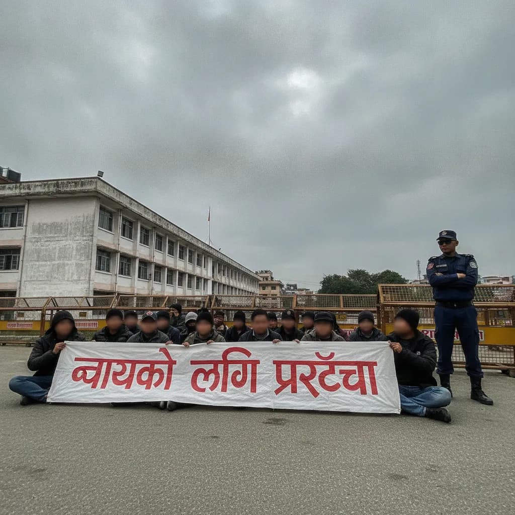 गृहमन्त्री गुरुङ वार्तामा नआउँदा मिटर ब्याज पीडित निजगढमै प्रतीक्षारत