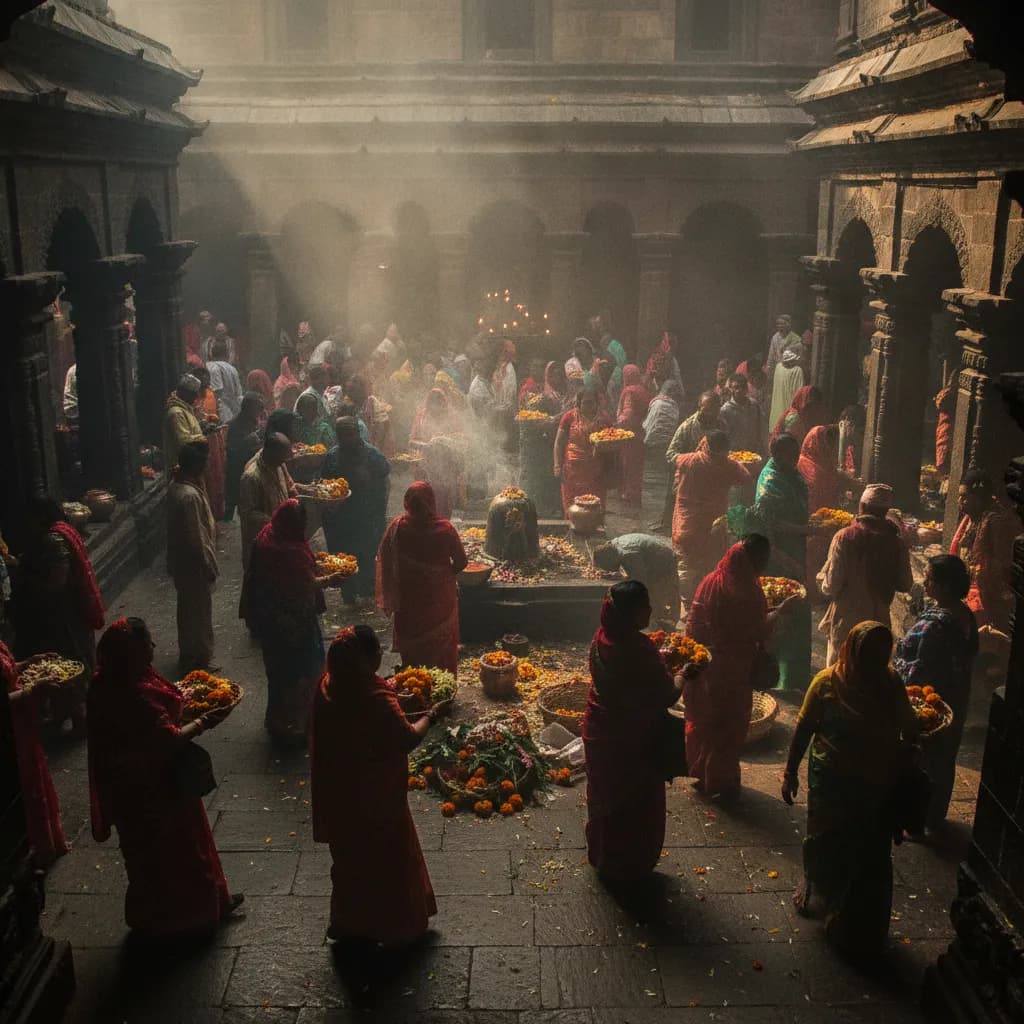 साउने संक्रान्ति मनाइँदै, शिवालयमा भक्तजनको घुइँचो