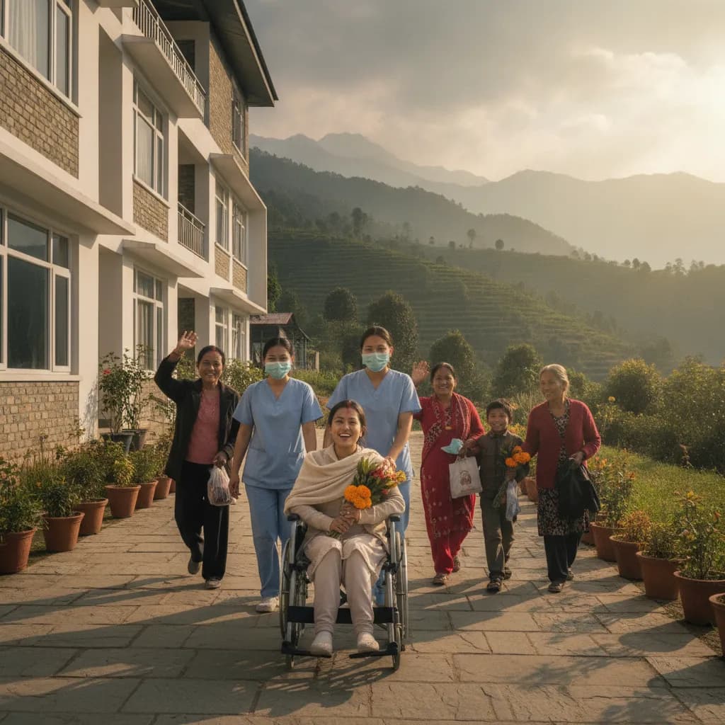 करिब दुई वर्षपछि घर फर्किइन् बन्दना, अस्पतालले ३१ लाख ५७ हजार रुपैयाँ मिनाहा गर्‍यो