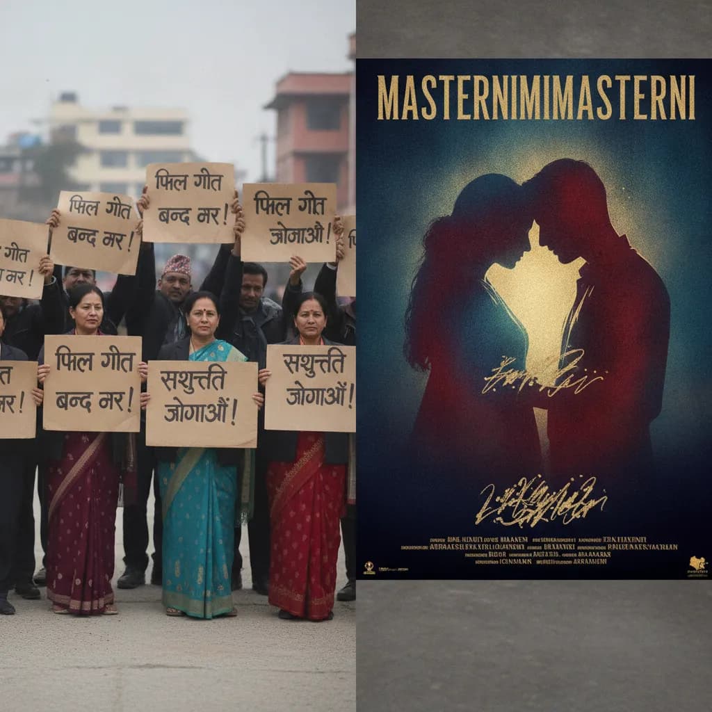 फिल्म 'मास्टर्नी'को गीत तत्काल हटाउन शिक्षक महासंघको माग