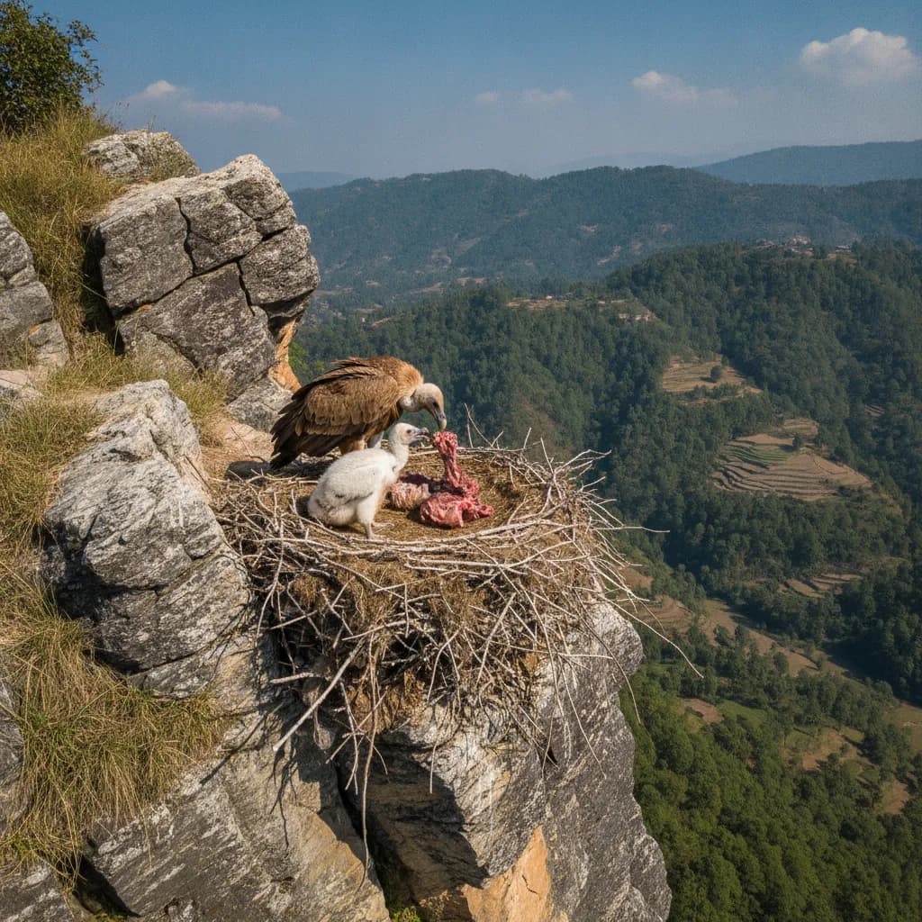 अर्घाखाँचीमा गिद्धको प्रजनन सफलता, ३३ बचेरा उडे