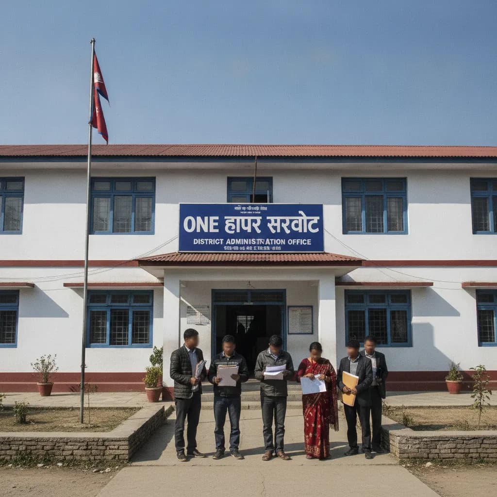 बैतडी प्रशासनमा एक घण्टे सेवा सुरु