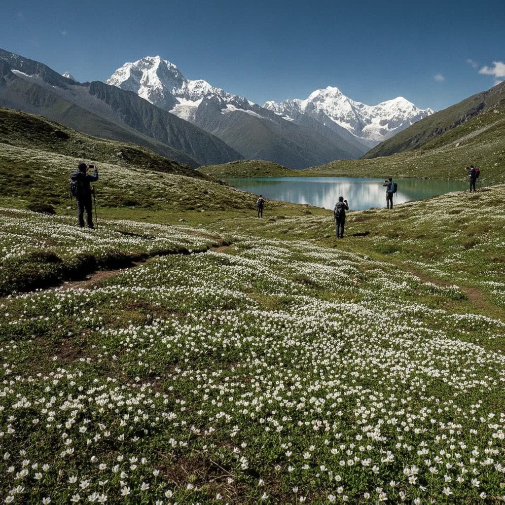 केञ्जो फुलेपछि तिम्बुङमा पर्यटकको चहलपहल