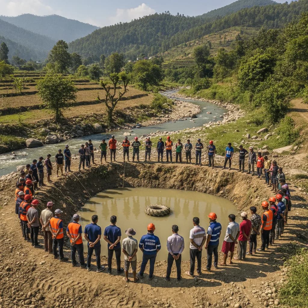 हेटौंडामा पानी जमेको खाल्डोमा पौडी खेल्दै गर्दा किशोरको मृत्यु