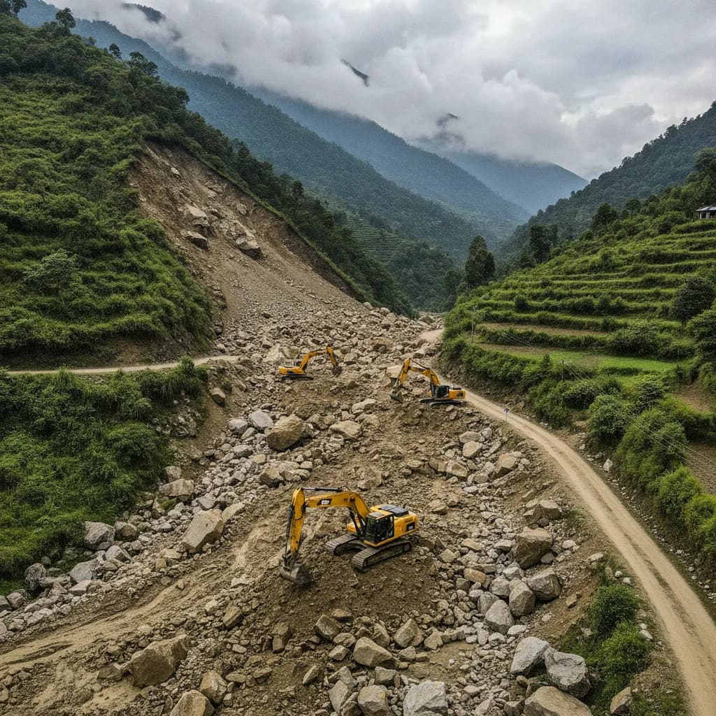 कालीगण्डकी करिडोर चार दिनदेखि अवरुद्ध, थप दुई दिन लाग्ने