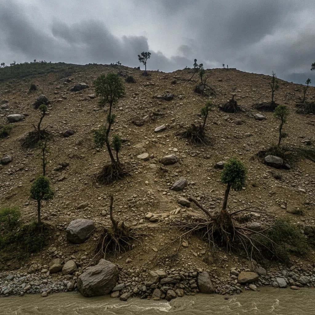 रोल्पामा पहिरोले पुरिएर ५७ वर्षीय पुरुषको मृत्यु