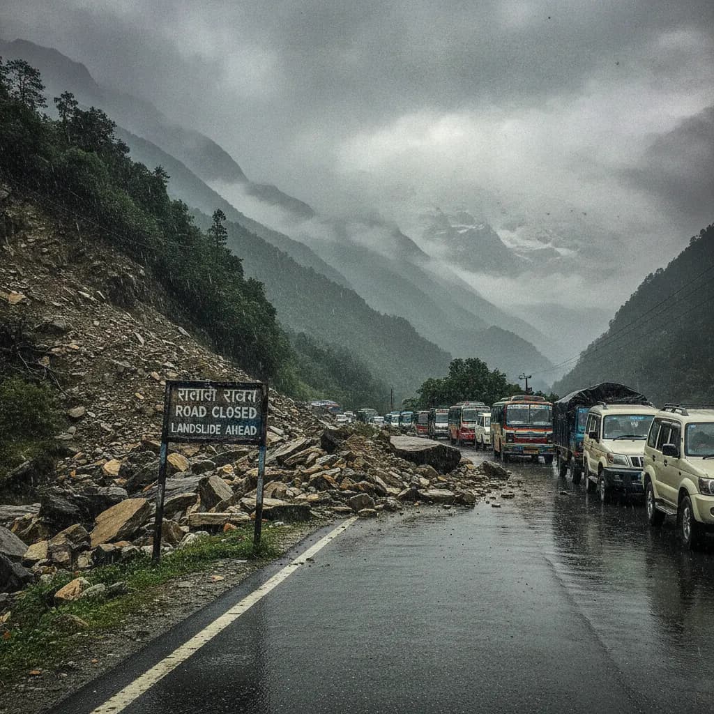 चितवन हुँदै काठमाडौं जाने सडकमा राति १० बजेदेखि यातायात बन्द