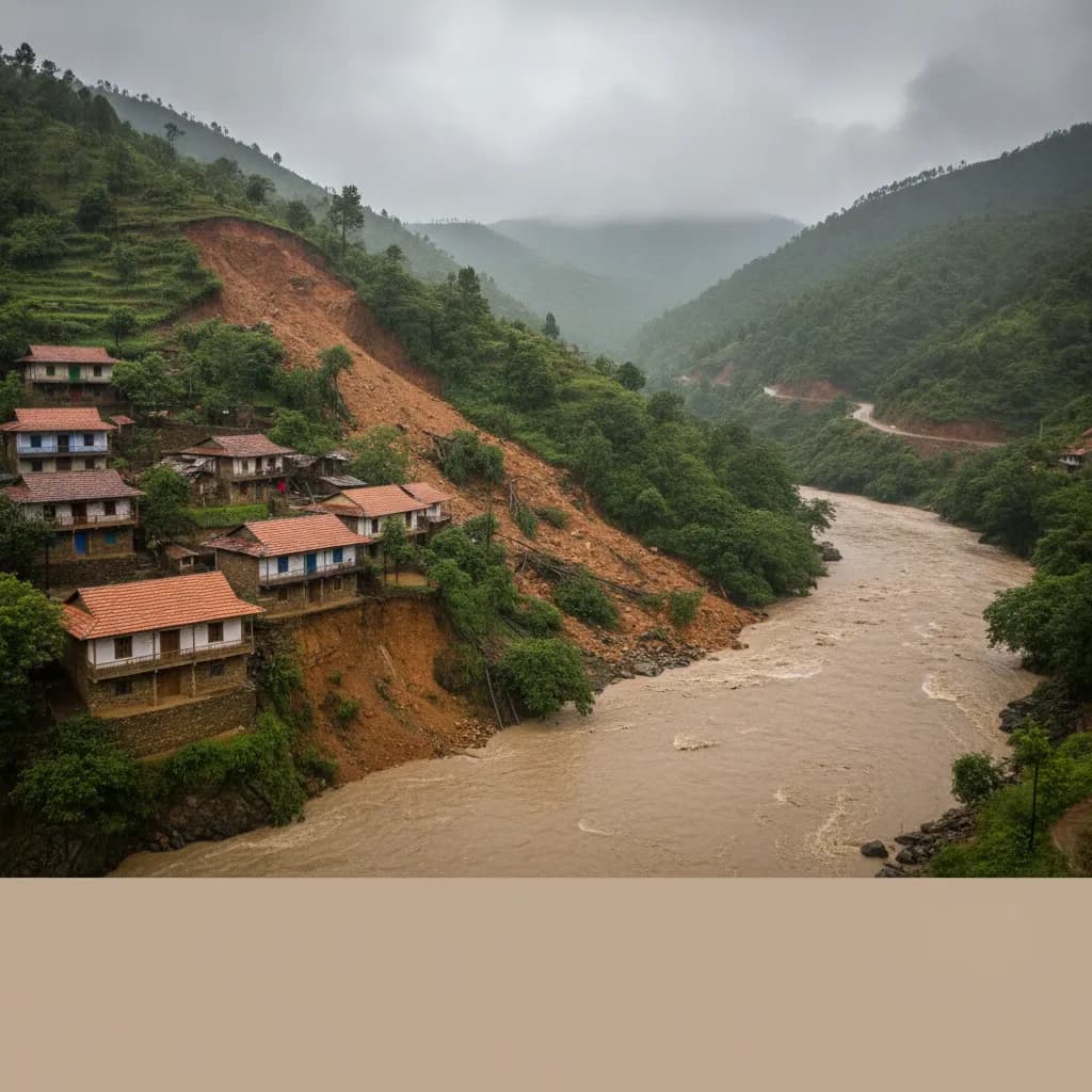 अछामका ९ स्थानीय तह बाढीपहिरोको उच्च जोखिममा, एक मात्र मध्यम जोखिम