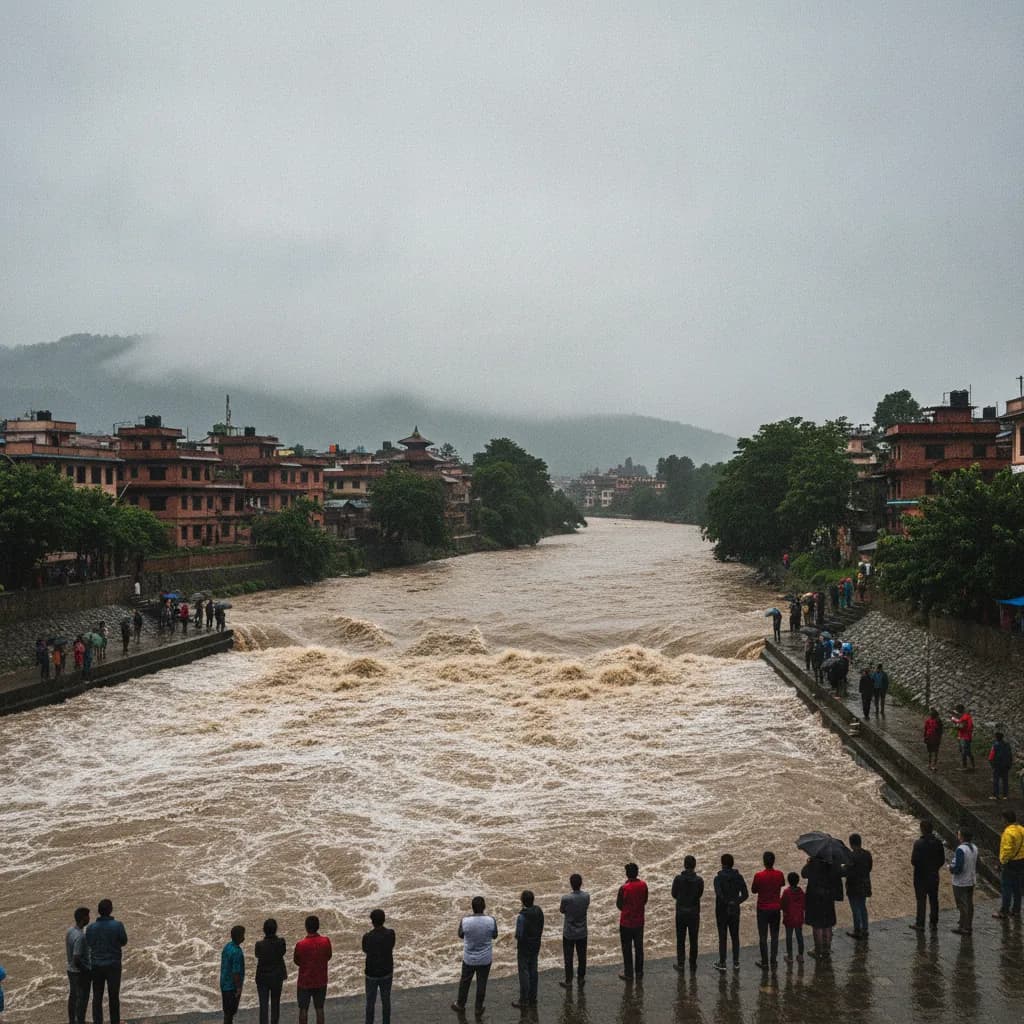 बागमती नदीको बहाव सतर्कता तह पार, सावधानी अपनाउन विभागको आग्रह