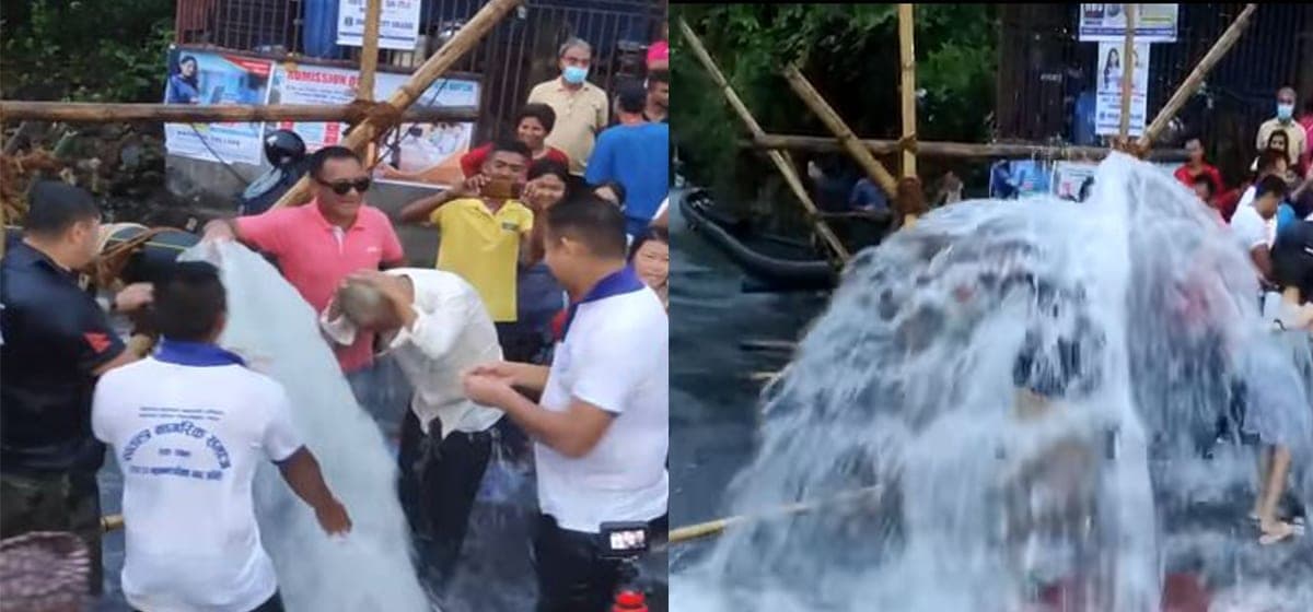 धरानेलाई पानी खुवाउने हर्क साम्पाङविरुद्ध अल्पकालीन अन्तरिम आदेश