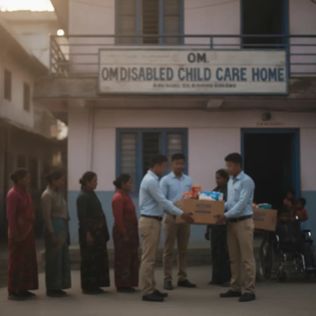 अलोफ्ट बाय म्यारियट काठमाडौंको सातौं वार्षिकोत्सवमा अपांग बालगृहलाई सहयोग