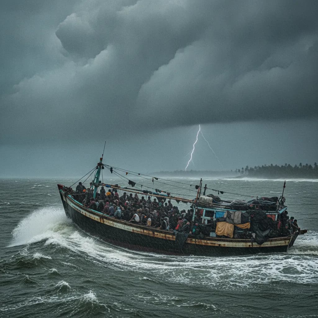 रोहिंग्या शरणार्थी बोकेका दुई डुङ्गा पल्टिँदा ५०० भन्दा बढीको मृत्युको आशंका