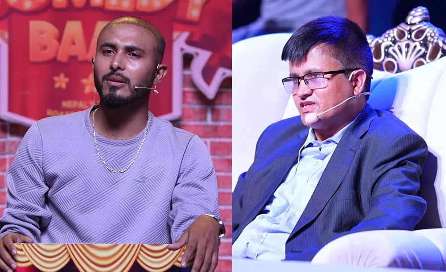 कमेडी शोमा व्यंग्य गरेपछि धम्की आएको अमरेन्द्रको भनाइ, सूर्य थापाले भने– रोस्ट सामना गर्न सक्ने मान्छे