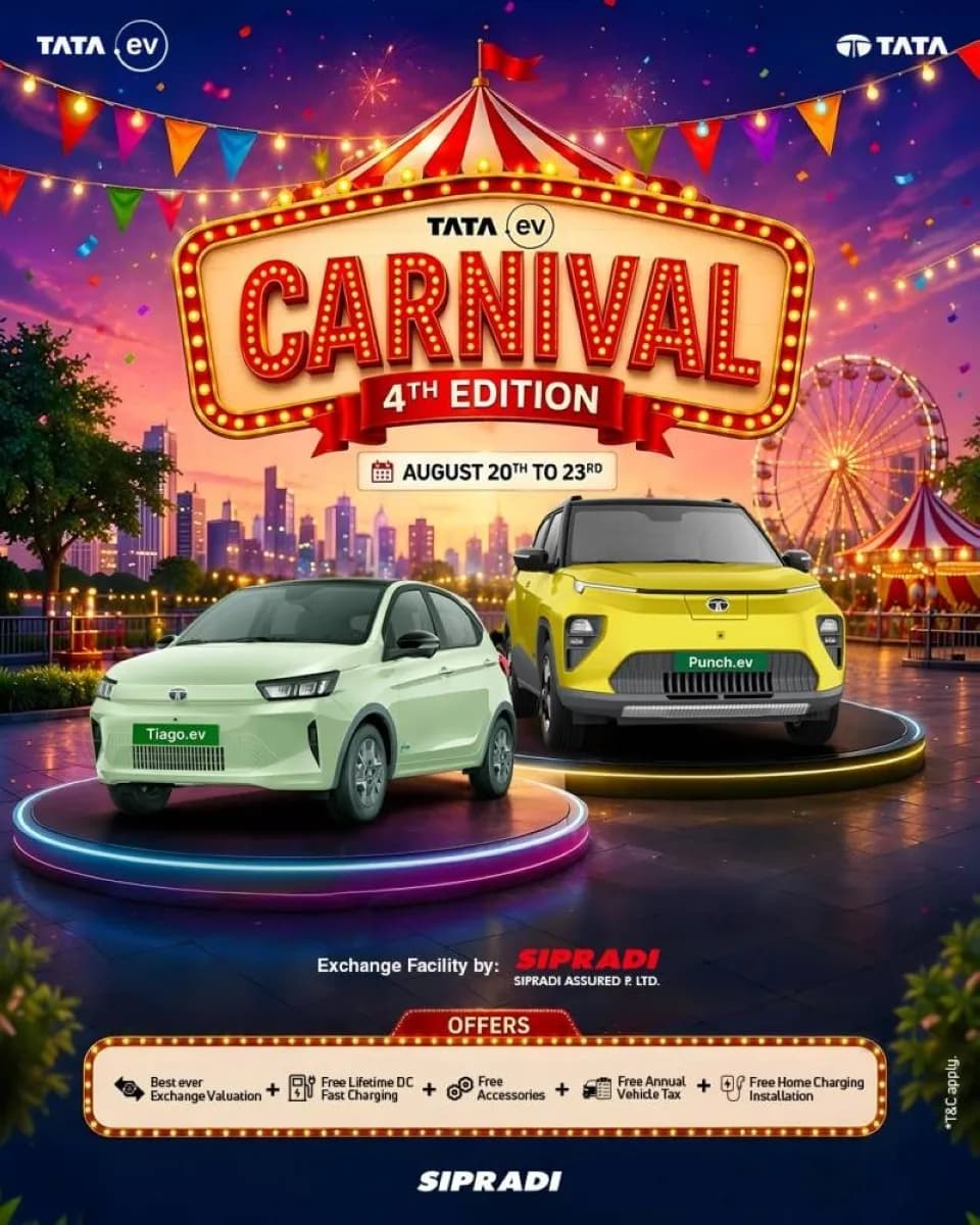 टाटा कार्निभलको चौथो संस्करण: पुरानो सवारी साटेर पन्च इभी र टियागो इभी लिन सकिने