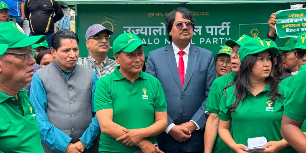 विद्युत कर फिर्ताका लागि उज्यालो नेपाल पार्टीको हस्ताक्षर अभियान देश र विदेशमा विस्तार