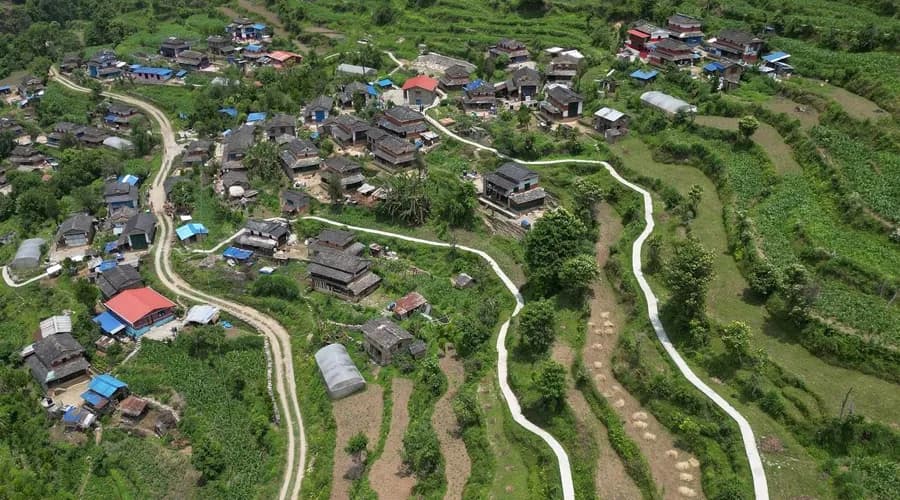 गत आव म्याग्दीमा १९ पर्यटन पूर्वाधार योजना पूरा, ४.१९ किलोमिटर पदमार्ग निर्माण