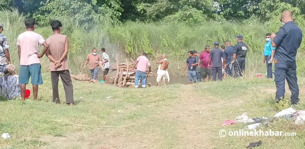 तीन वर्षीया गरिमा चौधरीको अन्त्येष्टि सम्पन्न