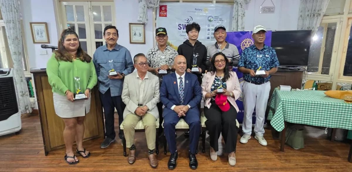 पोलियो उन्मूलन अभियानका लागि रोटरी गल्फ फेलोशिपबाट ३ हजार ५ सय डलर संकलन