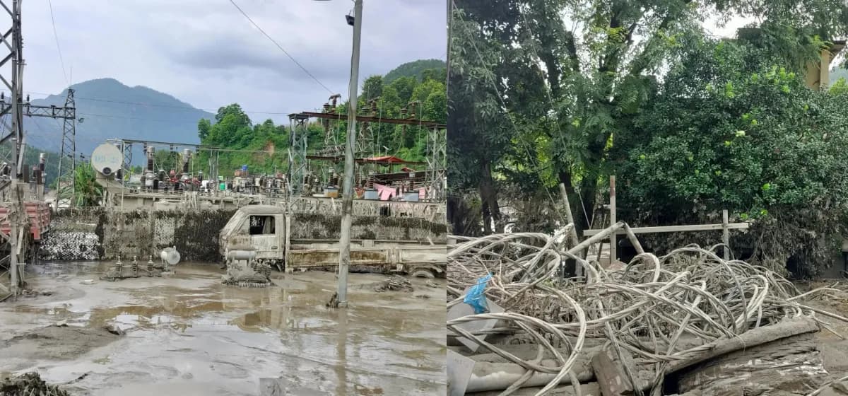भोटेकोशी बाढीपछि विद्युत् संरचना मर्मतमा प्राधिकरणको तीव्रता