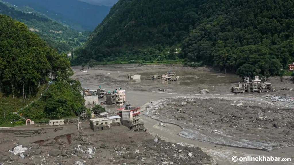 भोटेकोशी बाढीले पूर्वाधारमा मात्र १ खर्ब ७२ अर्ब क्षति, पुनर्निर्माणमा ४ खर्ब ७४ अर्ब आवश्यक