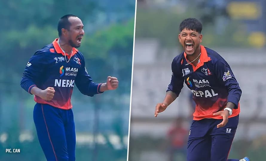 ओडीआई बलिङ वरियतामा ललित ४०औं र सन्दीप ४६औं स्थानमा
