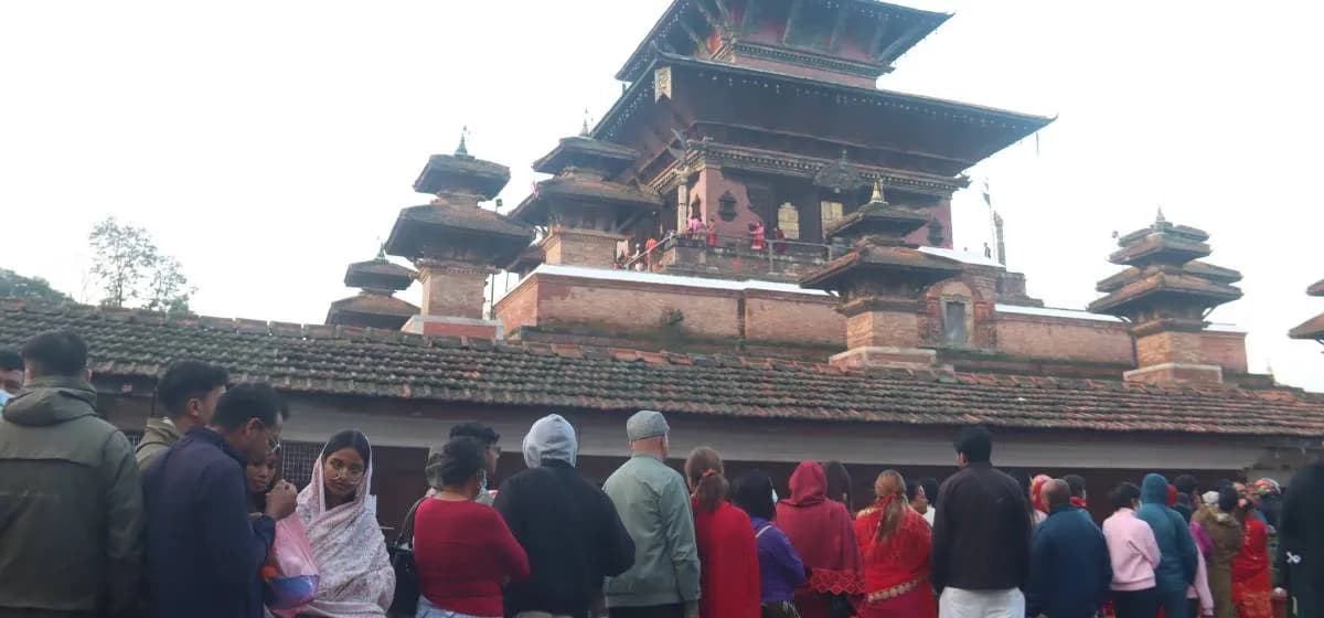 भक्तपुरमा तलेजुको खड्ग जात्रा र सेता घोडा जात्रा सम्पन्न